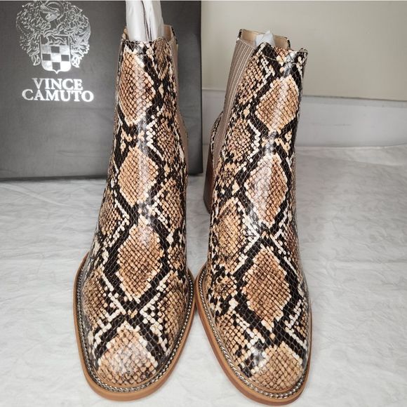 Vince Camuto Snakeskin Chelsea boots - Picture 3 of 12